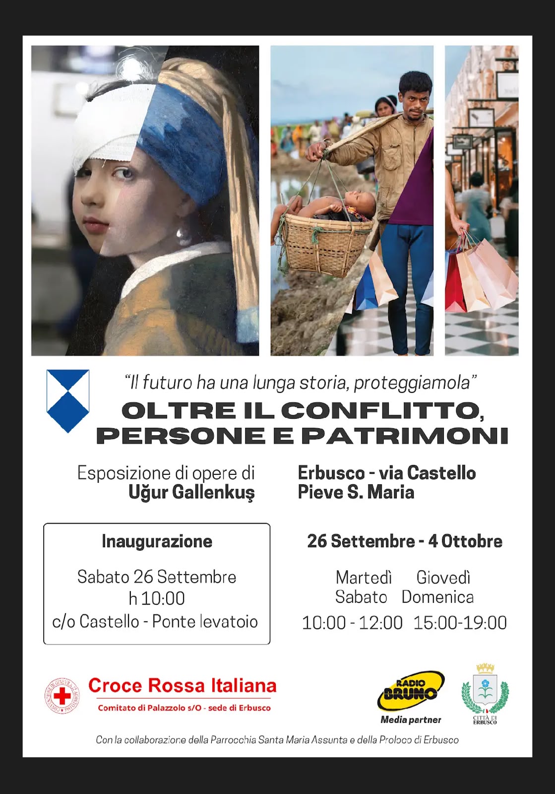“Oltre il conflitto”: a Erbusco le opere di Uğur Gallenkuş
