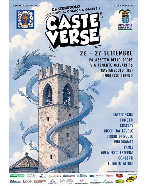 CasteVerse: a Castenedolo un weekend tra mattoncini, fumetti, cosplay e videogames
