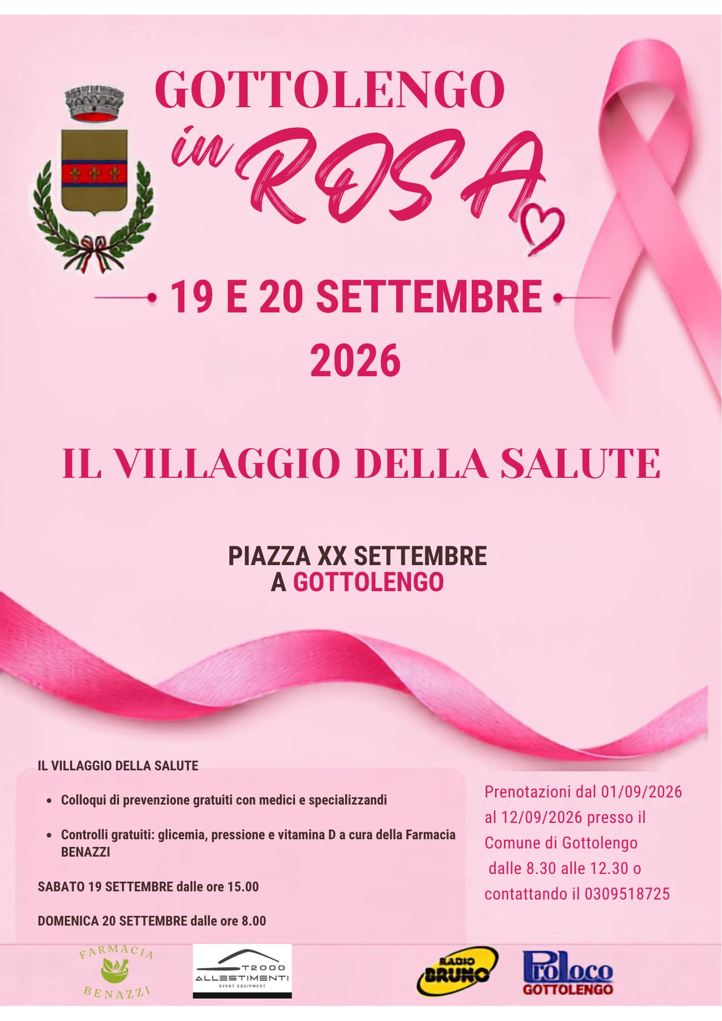 Gottolengo in Rosa 2026: prevenzione, salute e solidarietà per le donne