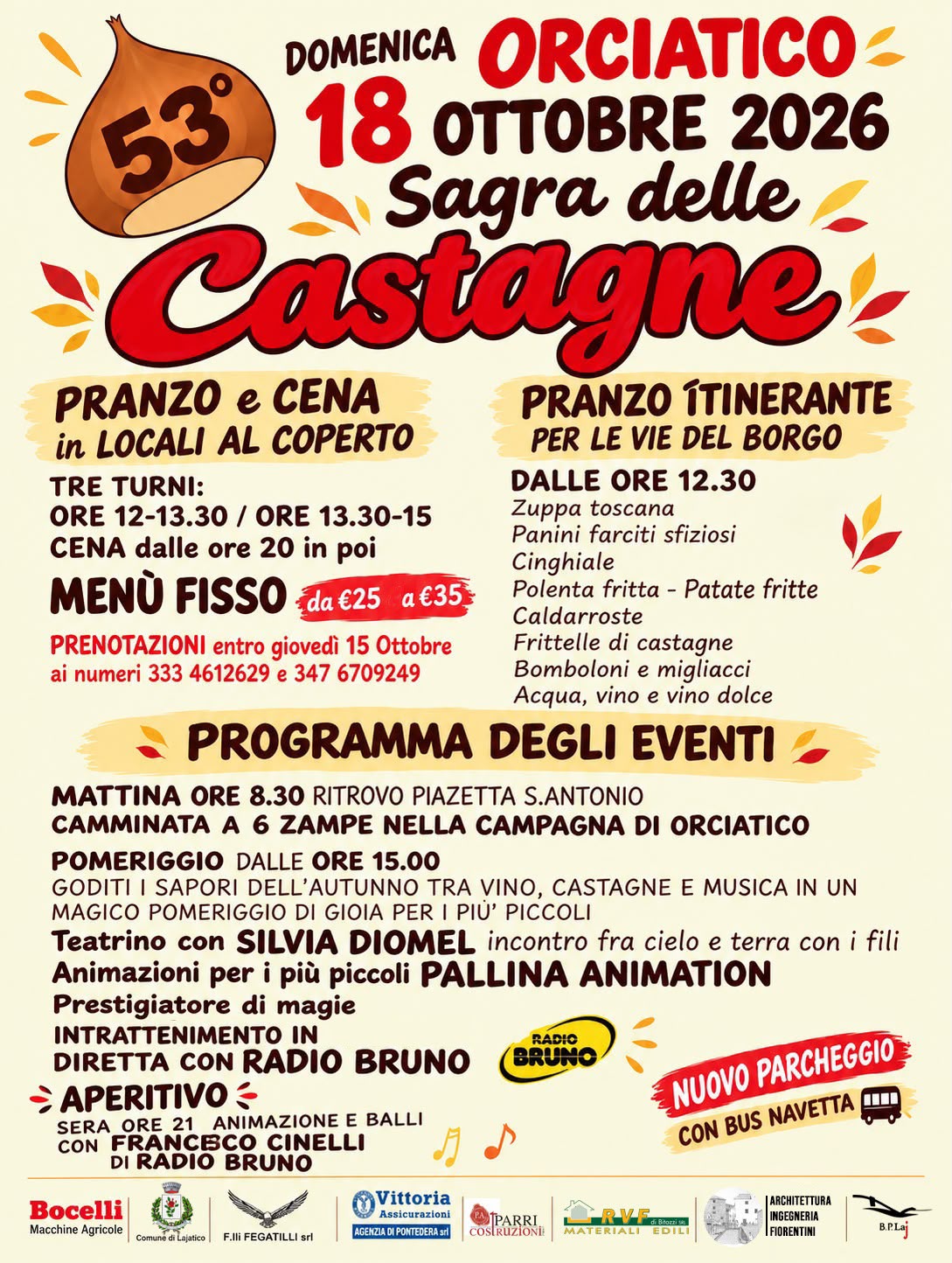 ORCIATICO SAGRA DELLA CASTAGNA