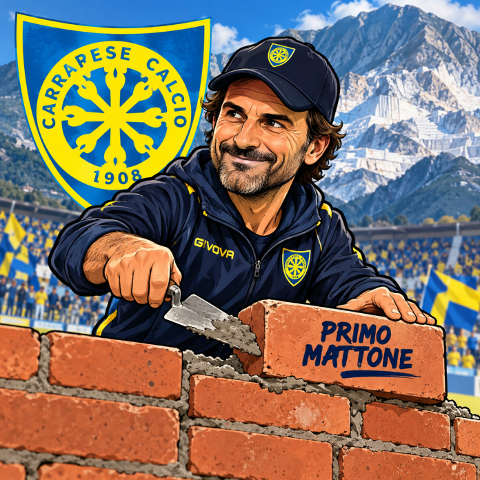 Il primo mattone della Carrarese