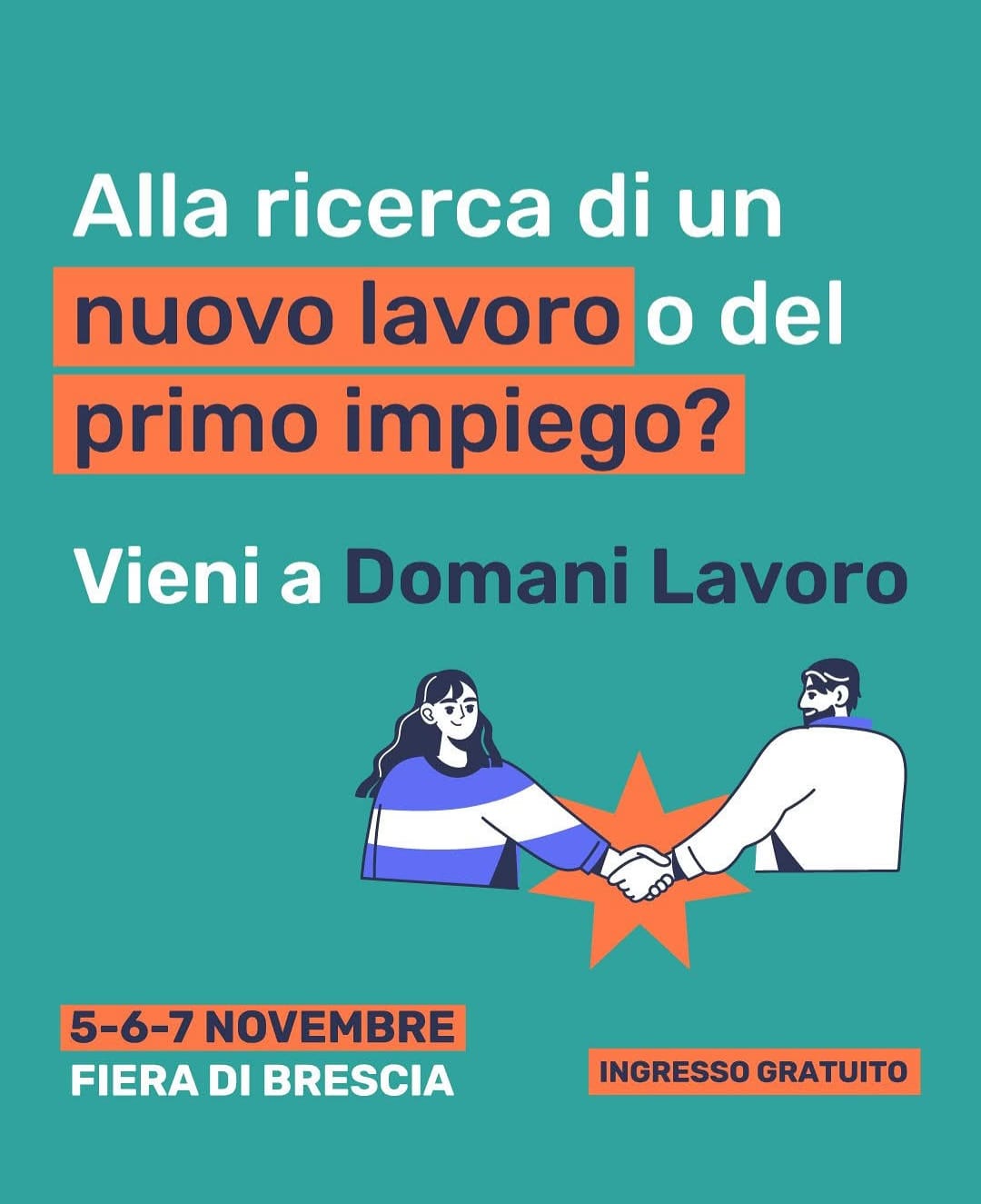 Il tuo futuro professionale inizia a Domani Lavoro!